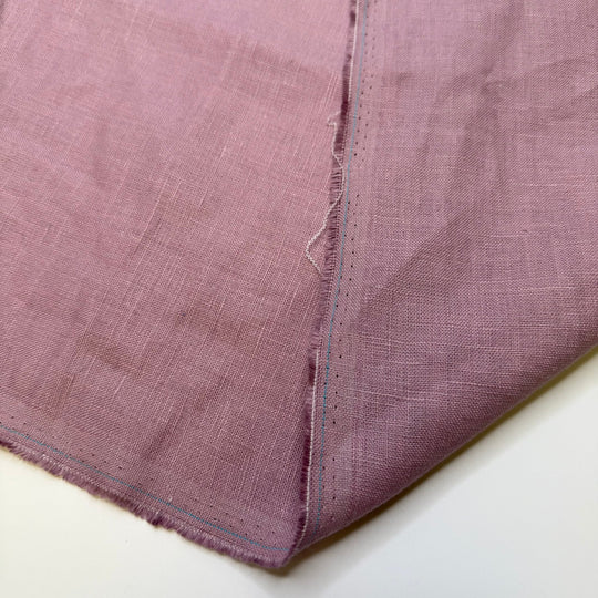 Getting Dolled Up - Linen Woven - Dark Pink - 2.15M Bundle - True Deadstock fabric Fabric by private - Sustainable Textile | FABCYCLE