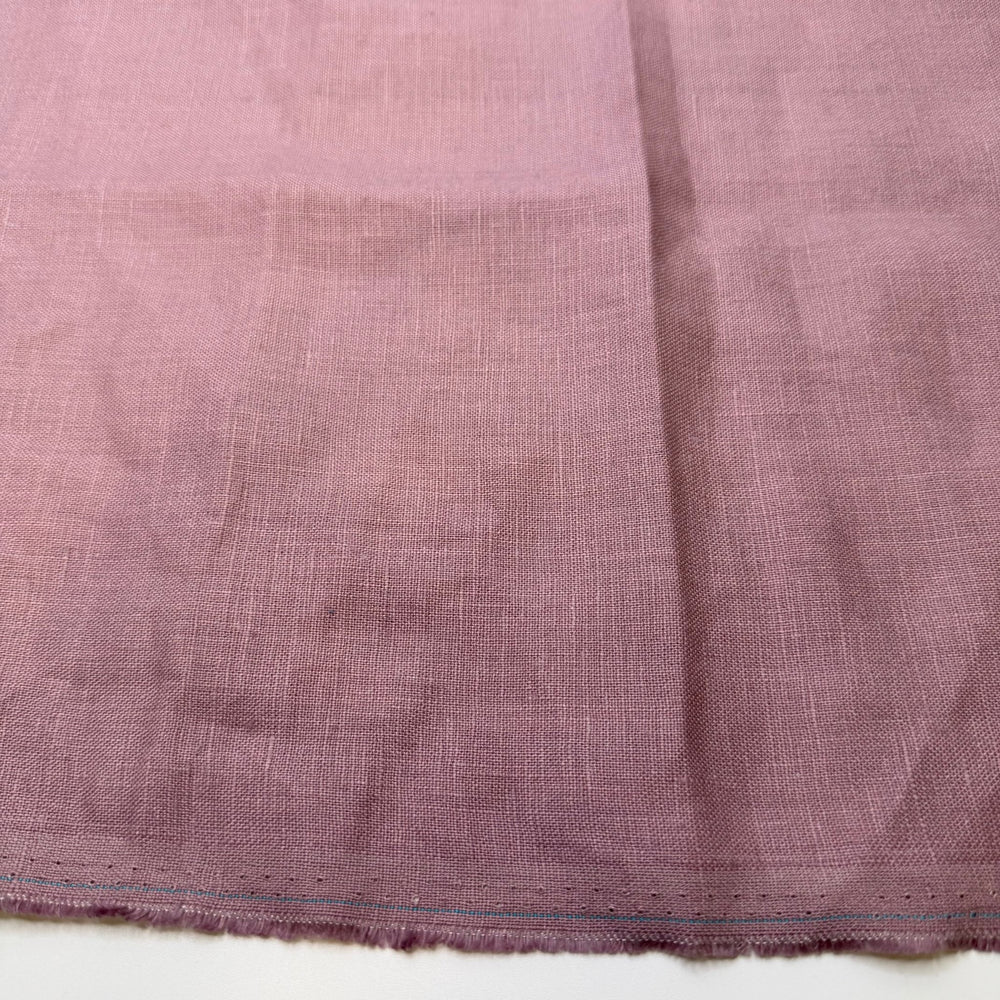 Getting Dolled Up - Linen Woven - Dark Pink - 2.15M Bundle - True Deadstock fabric Fabric by private - Sustainable Textile | FABCYCLE