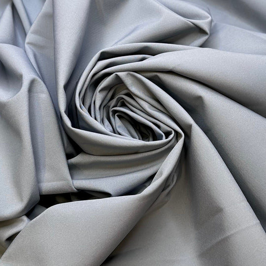 Getting My Beauty Sleep - Water Resistant Mesh Back Soft Shell Poly/Spandex Knit - Light Blue - 1.45M Bundle - True Deadstock fabric Fabric by private - Sustainable Textile | FABCYCLE