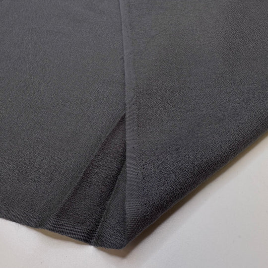 Getting My Sea Legs - Crepe Synthetic Blend Woven - Grey - 1.5M Bundle - True Deadstock fabric Fabric by private - Sustainable Textile | FABCYCLE