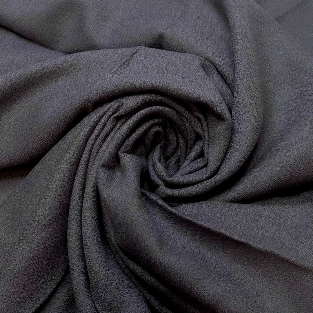 Getting My Sea Legs - Crepe Synthetic Blend Woven - Grey - 1.5M Bundle - True Deadstock fabric Fabric by private - Sustainable Textile | FABCYCLE