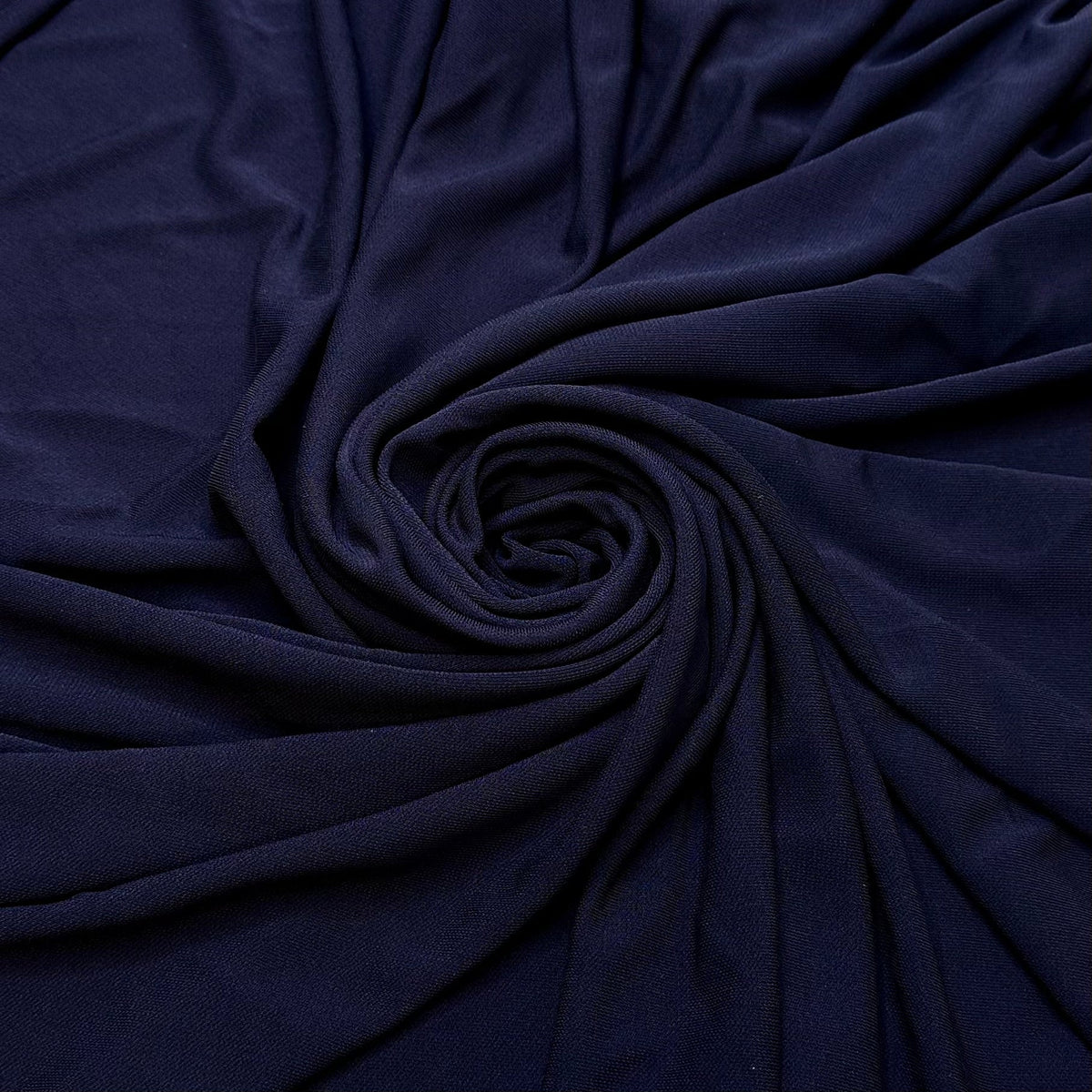 Getting My Suit Dry Cleaned - Poly/Cotton Knit - Navy - 2.3M Bundle - True Deadstock fabric Fabric by private - Sustainable Textile | FABCYCLE