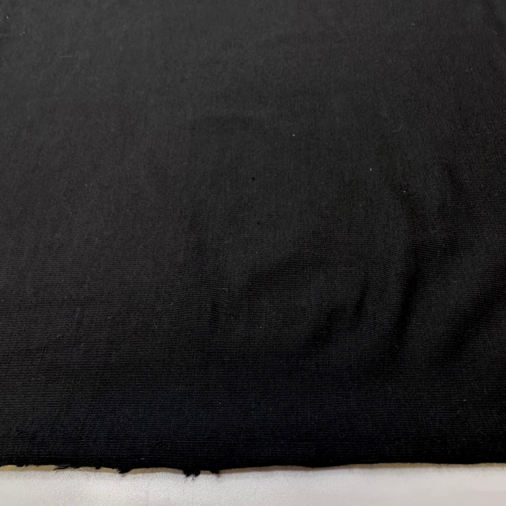 Getting The Fastest Time On Strava - Jersey Cotton/Bamboo Knit - Black - Bundles - True Deadstock fabric Fabric by private - Sustainable Textile | FABCYCLE