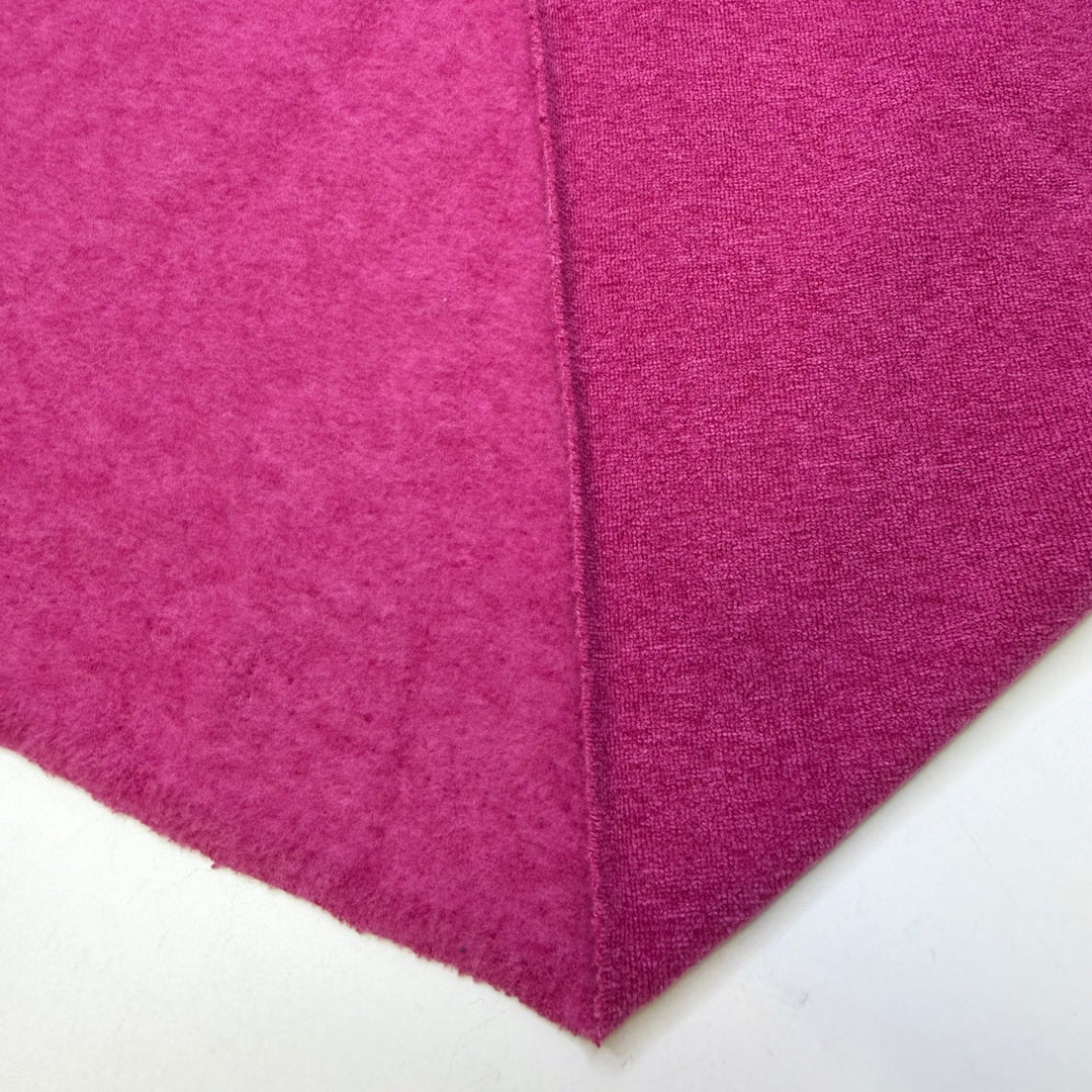 Geysers - Fleece Polyester Blend Knit - Dark Pink - 2.9M Bundle - True Deadstock fabric Fabric by private - Sustainable Textile | FABCYCLE