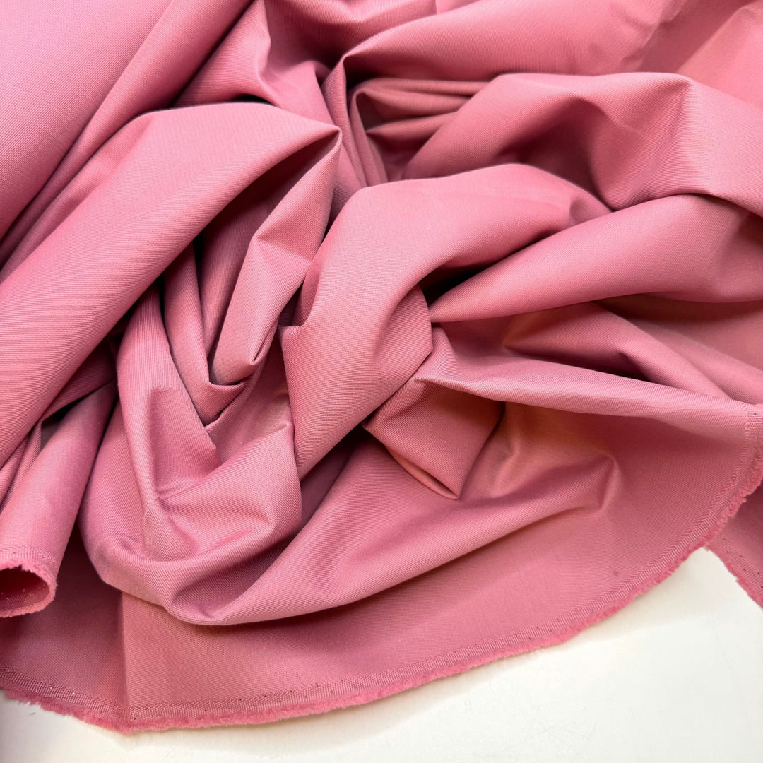 Gift Exchange - Poly/Cotton Woven - Dark Pink - 2.5M Bundle - True Deadstock fabric Fabric by private - Sustainable Textile | FABCYCLE
