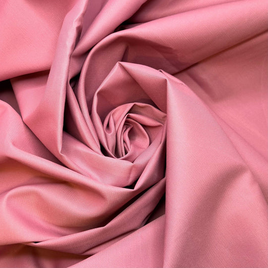 Gift Exchange - Poly/Cotton Woven - Dark Pink - 2.5M Bundle - True Deadstock fabric Fabric by private - Sustainable Textile | FABCYCLE