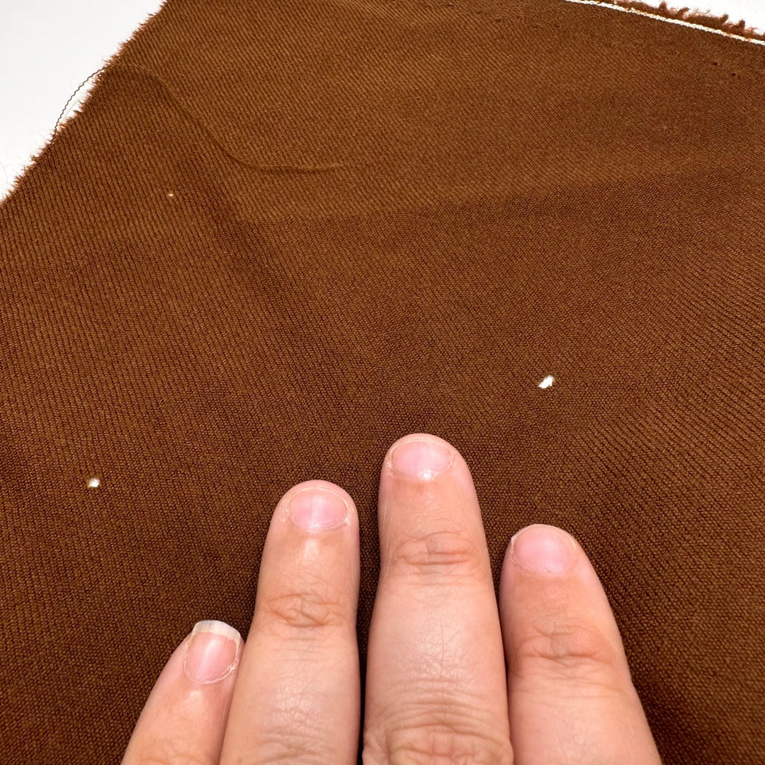 Ginger Snaps - Wool Woven - Light Brown - 1.5M Bundle - True Deadstock fabric Fabric by private - Sustainable Textile | FABCYCLE