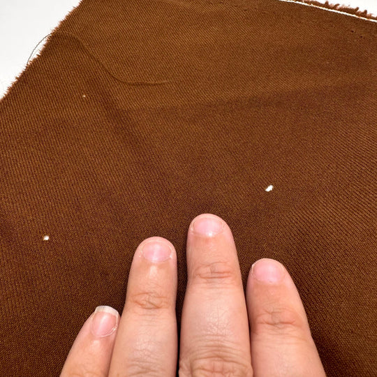 Ginger Snaps - Wool Woven - Light Brown - 1.5M Bundle - True Deadstock fabric Fabric by private - Sustainable Textile | FABCYCLE