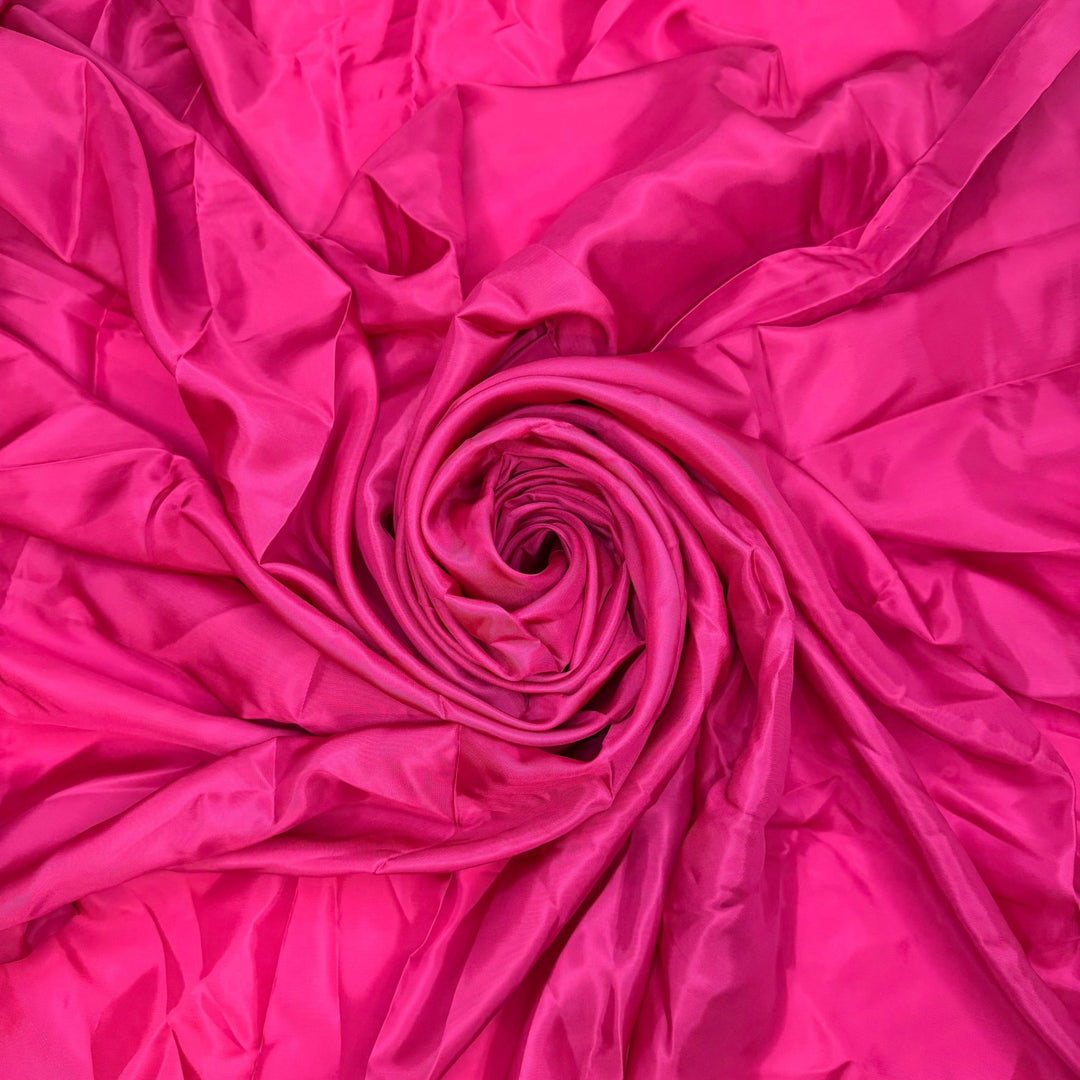 Girlboss Summer - Bemberg Lining Cotton Woven - Dark Pink - 1.95M Bundle - True Deadstock fabric Fabric by private - Sustainable Textile | FABCYCLE