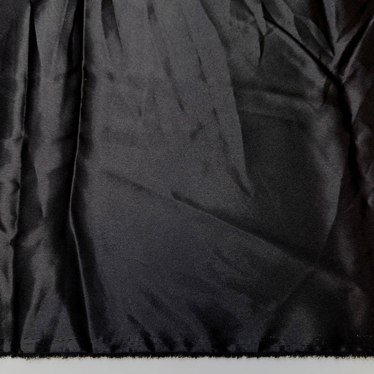 Giving Gifts From My Stash - Satin Poly Woven - Black - 1M Bundle - True Deadstock fabric Fabric by private - Sustainable Textile | FABCYCLE