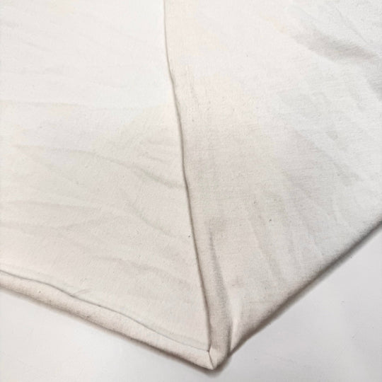 Glacier Lake - Rib Knit Poly/Cotton Knit - White - 2M Bundle - True Deadstock fabric Fabric by private - Sustainable Textile | FABCYCLE