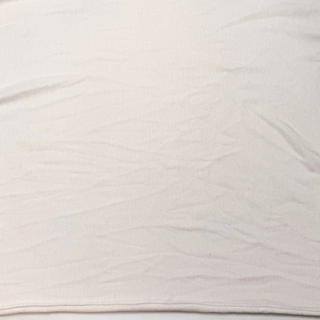 Glacier Lake - Rib Knit Poly/Cotton Knit - White - 2M Bundle - True Deadstock fabric Fabric by private - Sustainable Textile | FABCYCLE