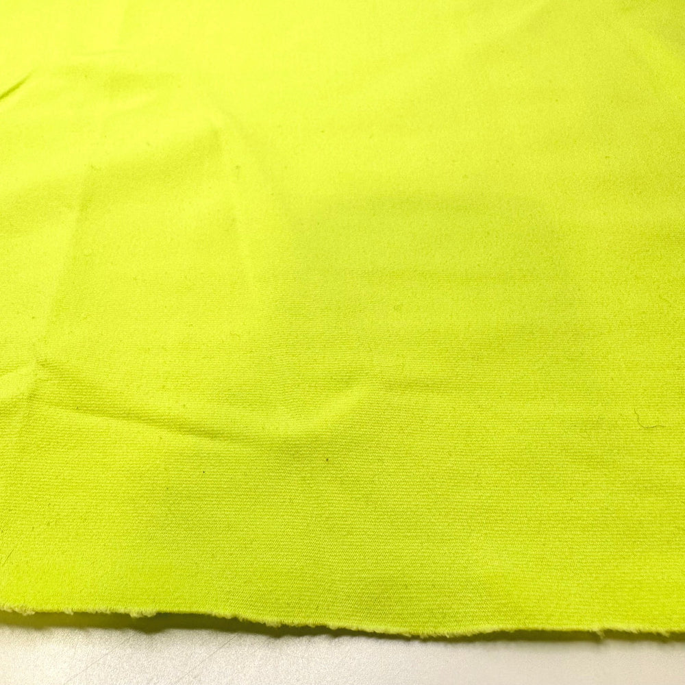 Glowing Teeth - Jersey Poly/Spandex Knit - Bright Neon Green - Bundles - True Deadstock fabric Fabric by private - Sustainable Textile | FABCYCLE