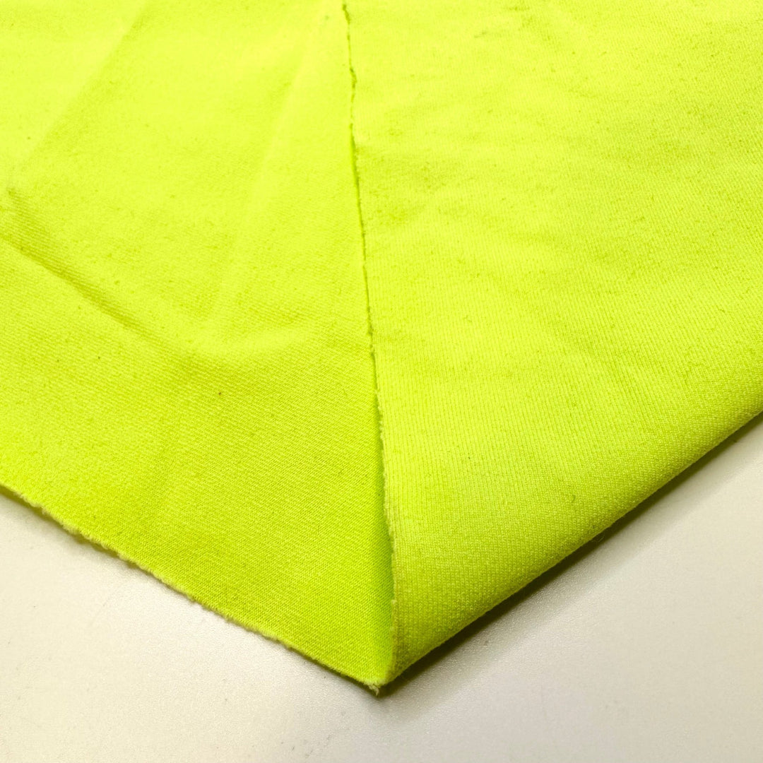 Glowing Teeth - Jersey Poly/Spandex Knit - Bright Neon Green - Bundles - True Deadstock fabric Fabric by private - Sustainable Textile | FABCYCLE