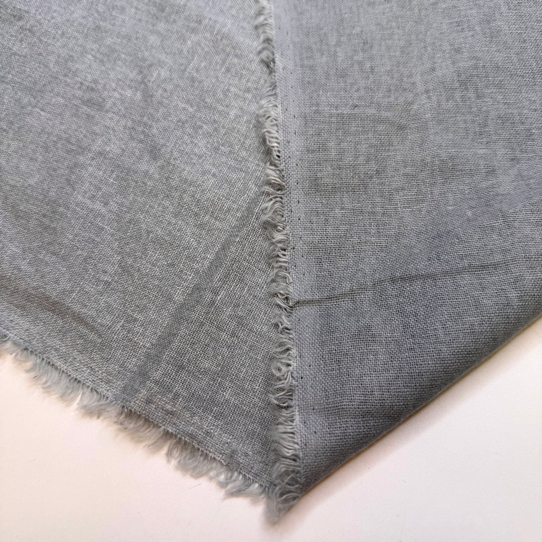 Gogigui - Cotton/Linen Woven - Light Grey - 1.25M Bundle - True Deadstock fabric Fabric by private - Sustainable Textile | FABCYCLE