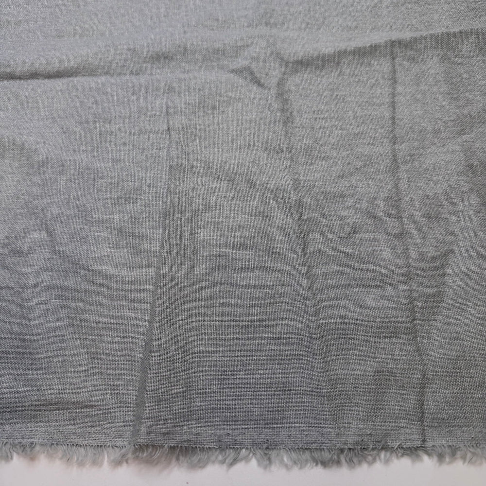 Gogigui - Cotton/Linen Woven - Light Grey - 1.25M Bundle - True Deadstock fabric Fabric by private - Sustainable Textile | FABCYCLE