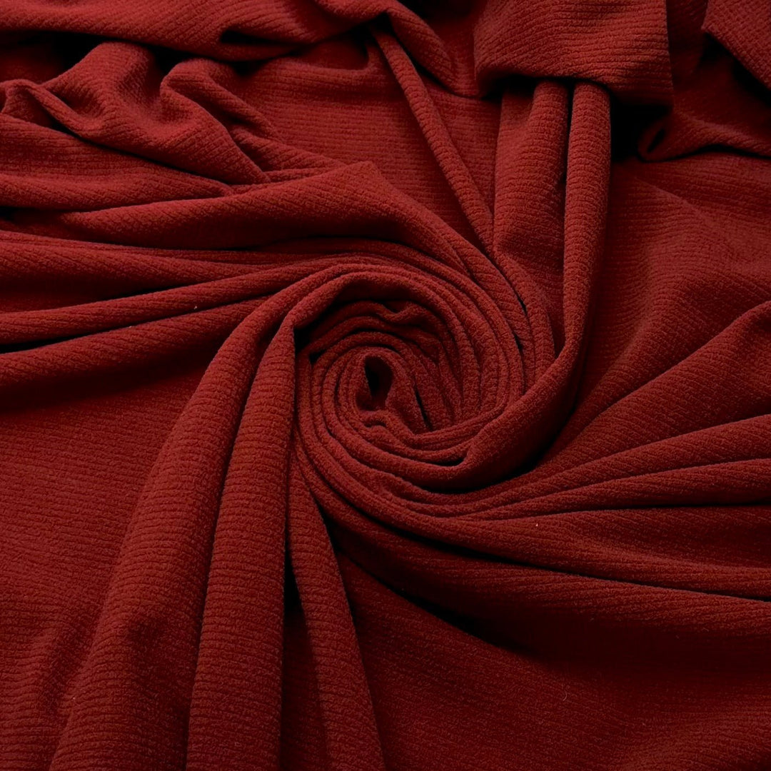 Going Camping - Polyester Blend Knit - Brown - 1.85M Bundle - True Deadstock fabric Fabric by private - Sustainable Textile | FABCYCLE