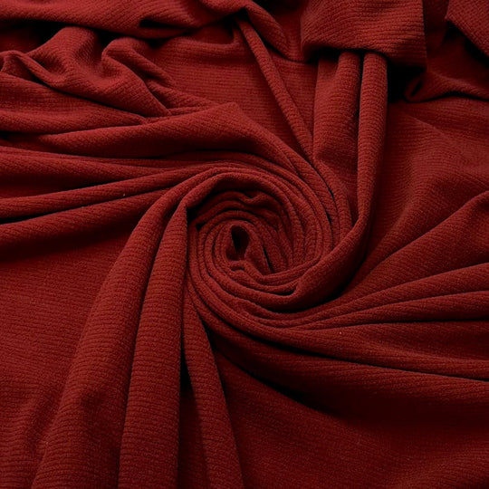 Going Camping - Polyester Blend Knit - Brown - 1.85M Bundle - True Deadstock fabric Fabric by private - Sustainable Textile | FABCYCLE