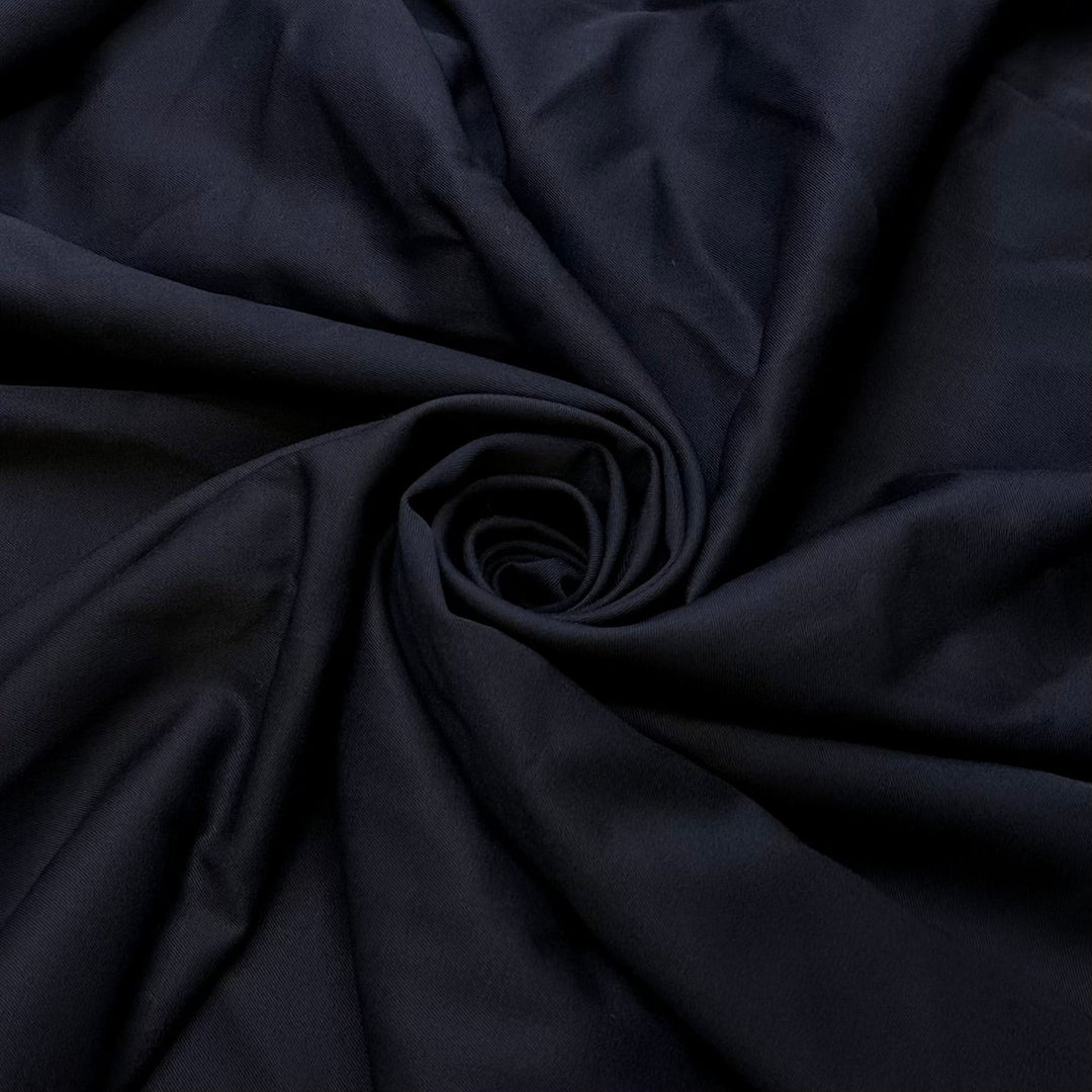 Going To The Tailor - Wool Woven - Navy - 0.95M Bundle - True Deadstock fabric Fabric by private - Sustainable Textile | FABCYCLE