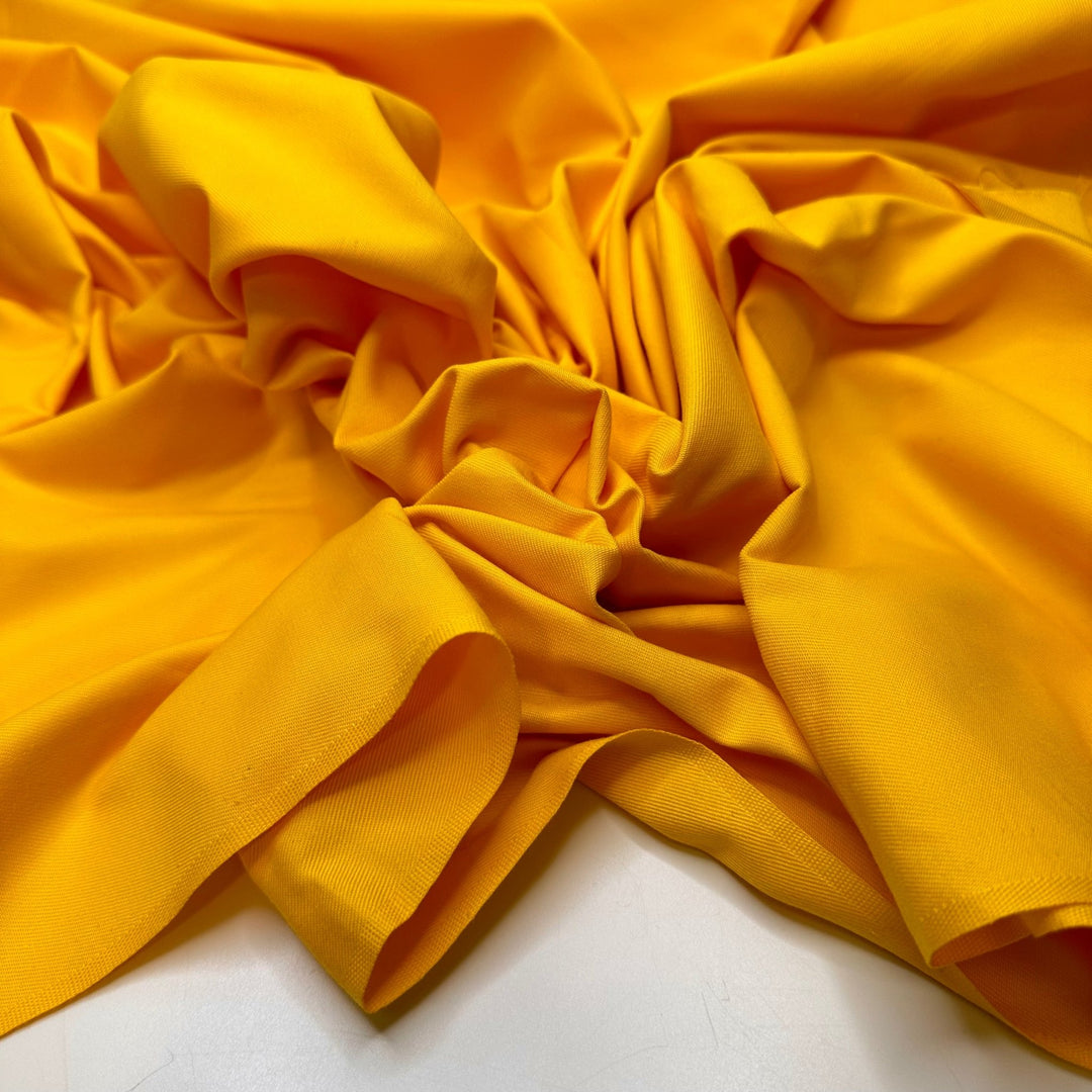 Golden Hour - Polyester Blend Woven - Dark Yellow - 1.1M Bundle - True Deadstock fabric Fabric by private - Sustainable Textile | FABCYCLE