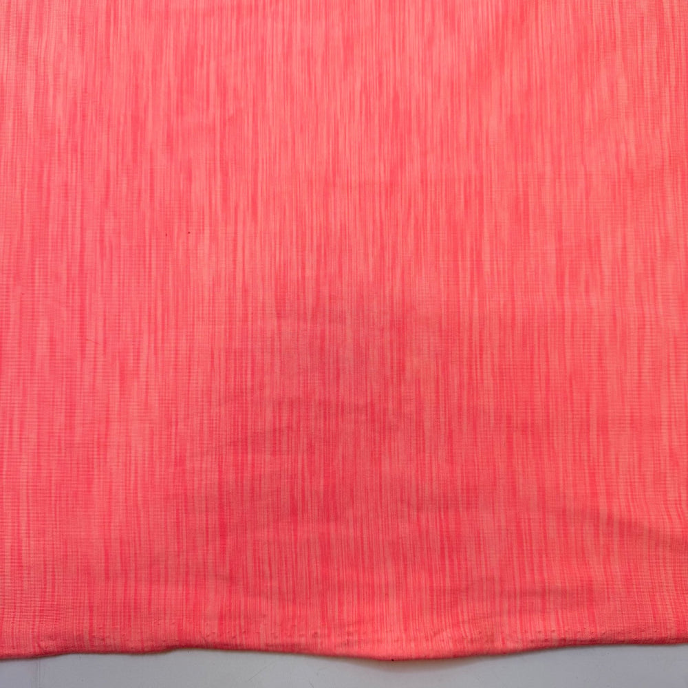 Good Dance Moves - Jersey Fleece Polyester Blend Knit - Neon Coral - 0.75M Bundle - True Deadstock fabric Fabric by private - Sustainable Textile | FABCYCLE