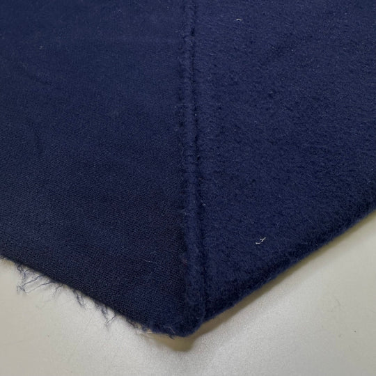 Good Fishing Stories - Jersey Fleece Cotton Knit - Navy - 2.6M Bundle - True Deadstock fabric Fabric by private - Sustainable Textile | FABCYCLE