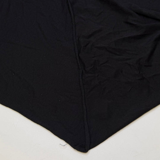 Goth Tulips - Jersey Bamboo Blend Knit - Black - 1.75M Bundle - True Deadstock fabric Fabric by private - Sustainable Textile | FABCYCLE