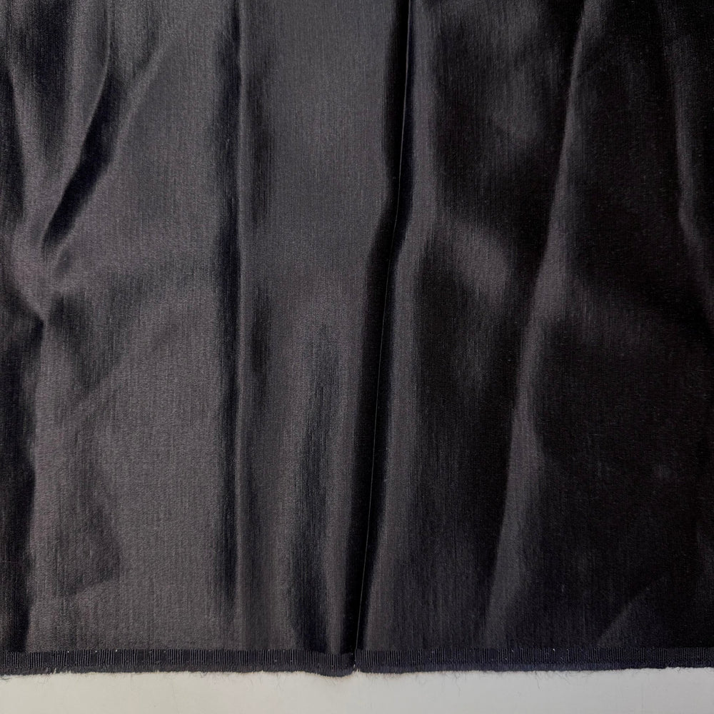 Gothic Gemstone - Satin Silk Woven - Black - 1.65M Bundle - True Deadstock fabric Fabric by private - Sustainable Textile | FABCYCLE