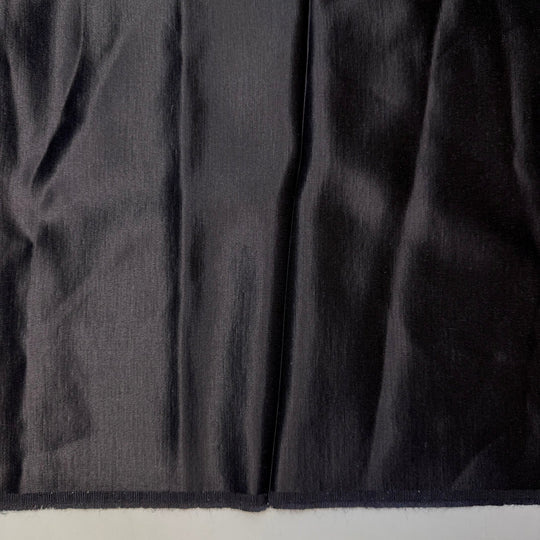 Gothic Gemstone - Satin Silk Woven - Black - 1.65M Bundle - True Deadstock fabric Fabric by private - Sustainable Textile | FABCYCLE