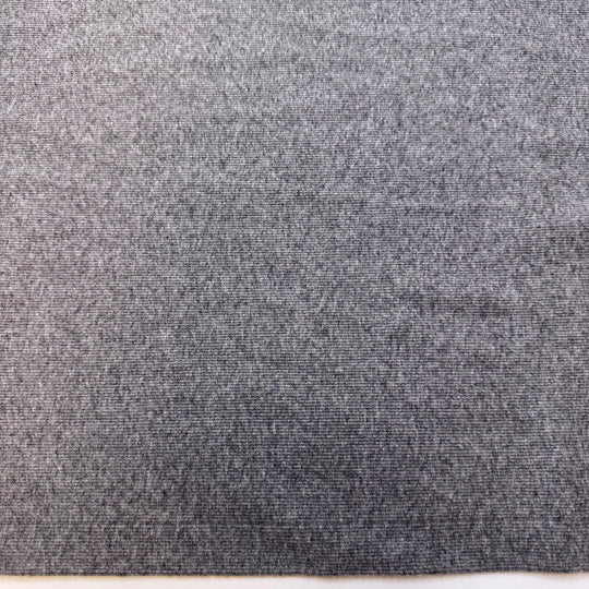 Graduated College - Tubular Rib Knit Cotton Blend Knit - Grey - 2.2M Bundle - True Deadstock fabric Fabric by private - Sustainable Textile | FABCYCLE