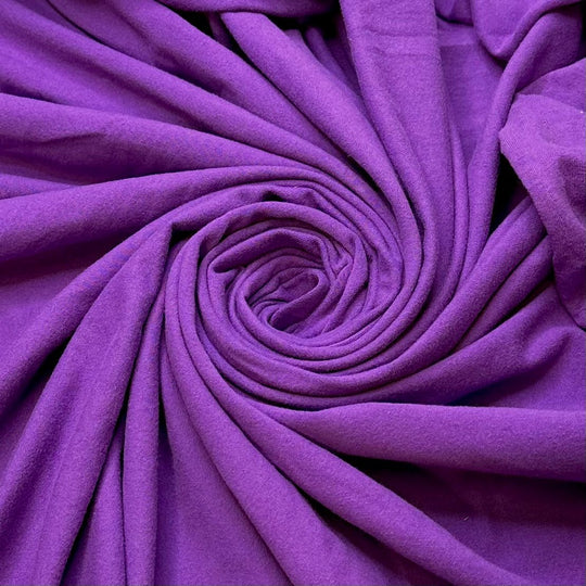 Grape Jolly Rancher - Cotton Knit - Purple - 1.6M Bundle - True Deadstock fabric Fabric by private - Sustainable Textile | FABCYCLE