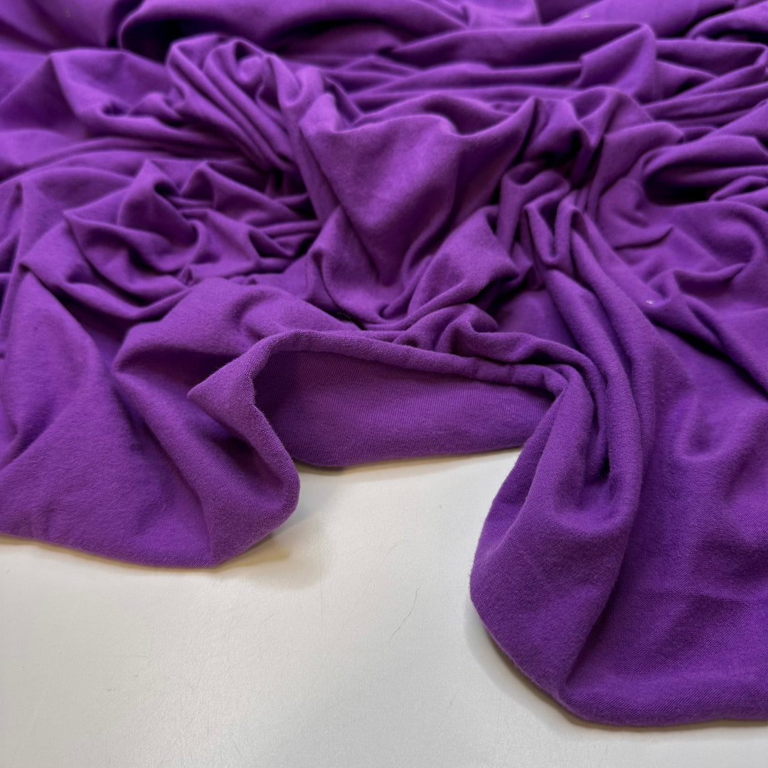 Grape Jolly Rancher - Cotton Knit - Purple - 1.6M Bundle - True Deadstock fabric Fabric by private - Sustainable Textile | FABCYCLE
