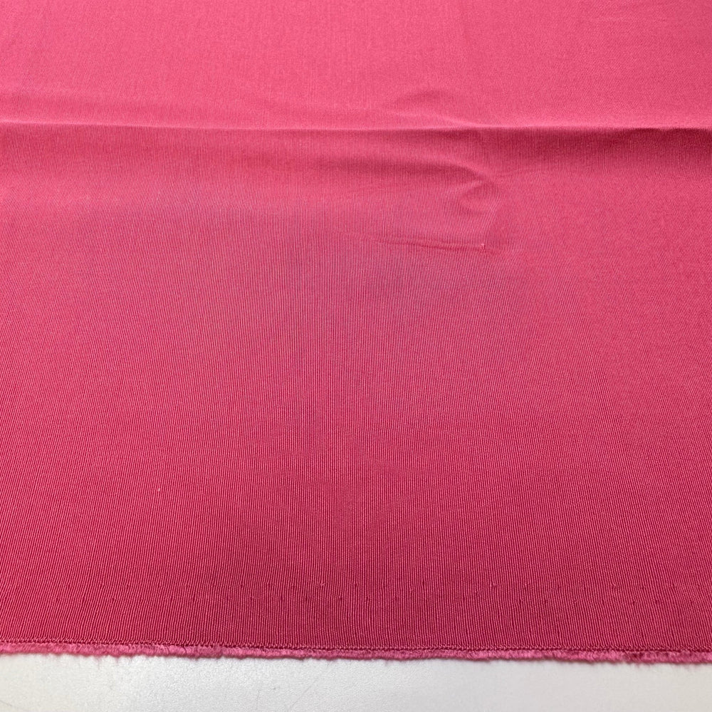 Grapefruit Cocktail - Rib Weave Cotton/Poly Woven - Pink - 2M Bundle - True Deadstock fabric Fabric by private - Sustainable Textile | FABCYCLE