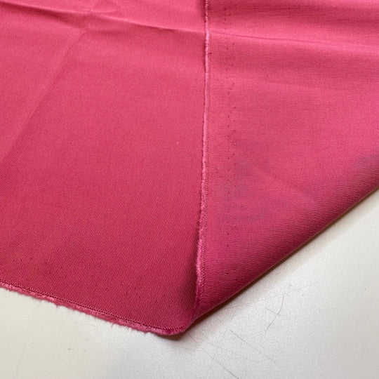 Grapefruit Cocktail - Rib Weave Cotton/Poly Woven - Pink - 2M Bundle - True Deadstock fabric Fabric by private - Sustainable Textile | FABCYCLE