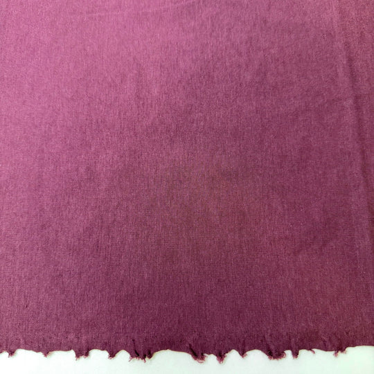 Grapes Into Wine - French Terry Bamboo Blend Knit - Dark Pink - 1.2M Bundle - True Deadstock fabric Fabric by private - Sustainable Textile | FABCYCLE
