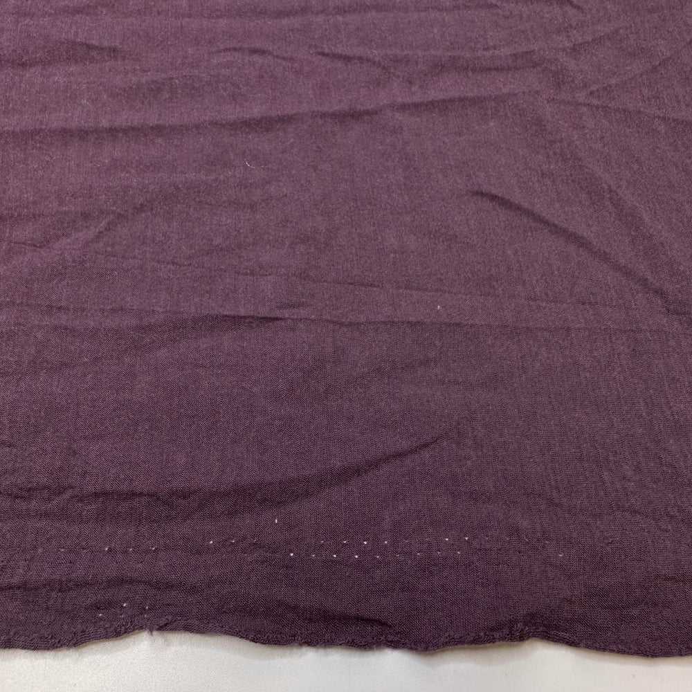 Grapevine - Jersey Wool Blend Knit - Dark Purple - 1.55M Bundle - True Deadstock fabric Fabric by private - Sustainable Textile | FABCYCLE