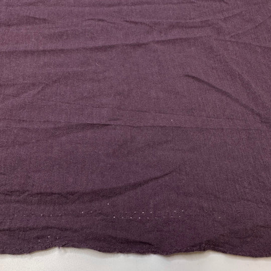 Grapevine - Jersey Wool Blend Knit - Dark Purple - 1.55M Bundle - True Deadstock fabric Fabric by private - Sustainable Textile | FABCYCLE