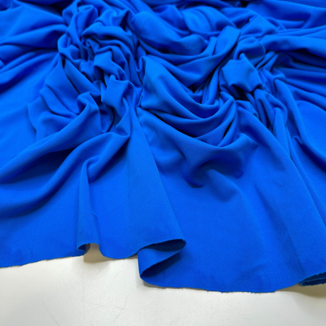 Greek Islands - Jersey Poly/Spandex Knit - Blue - 2M Bundle - True Deadstock fabric Fabric by private - Sustainable Textile | FABCYCLE