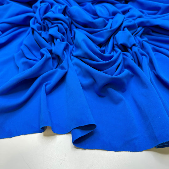 Greek Islands - Jersey Poly/Spandex Knit - Blue - 2M Bundle - True Deadstock fabric Fabric by private - Sustainable Textile | FABCYCLE