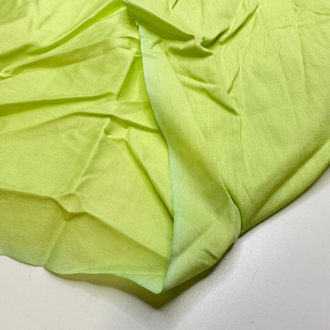 Green Apple Candy - Cotton Woven - Light Green - 1.75M Bundle - True Deadstock fabric Fabric by private - Sustainable Textile | FABCYCLE
