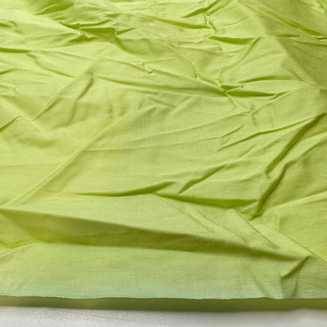 Green Apple Candy - Cotton Woven - Light Green - 1.75M Bundle - True Deadstock fabric Fabric by private - Sustainable Textile | FABCYCLE