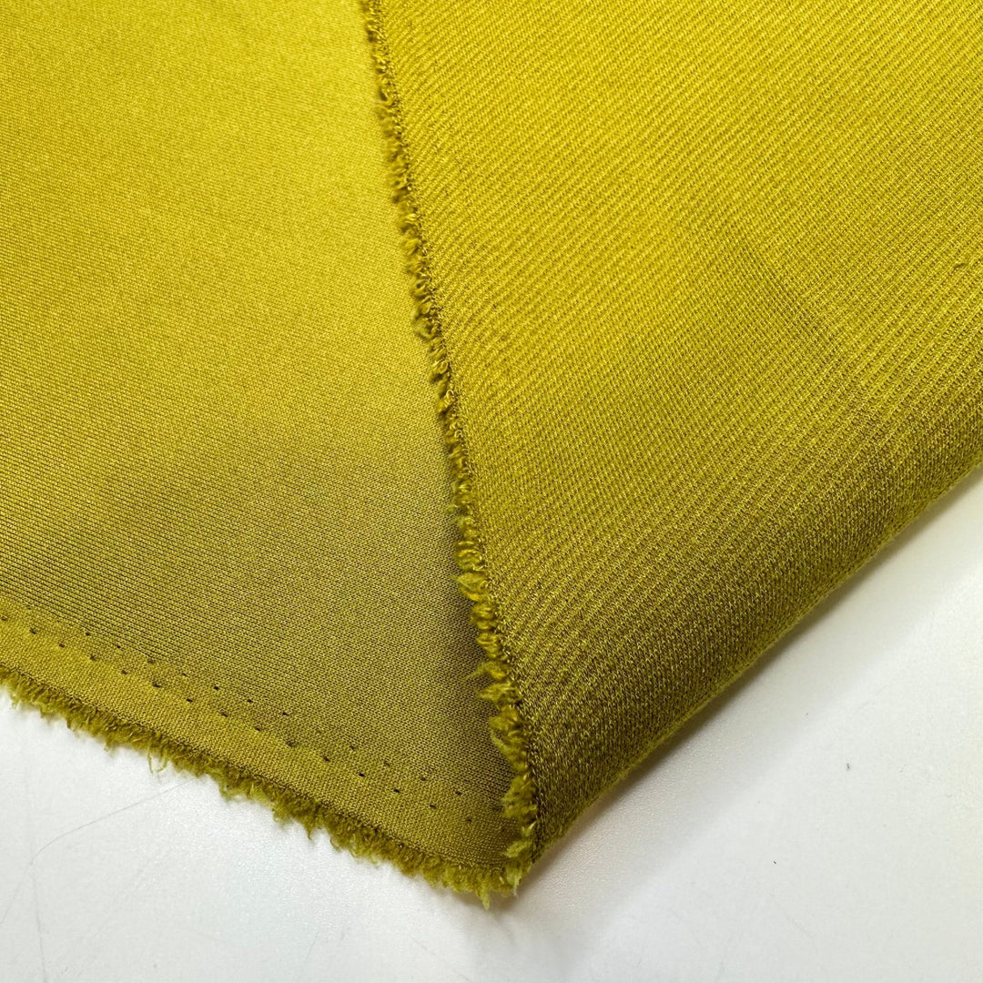 Green Goddess - Mini Scuba Polyester Blend Knit - Light Green - 1M Bundle - True Deadstock fabric Fabric by private - Sustainable Textile | FABCYCLE