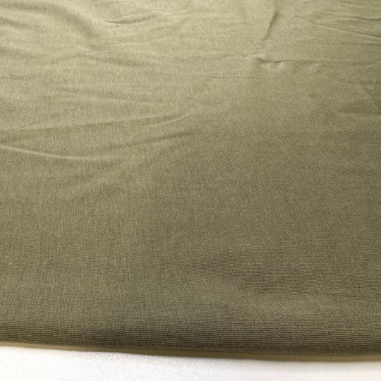 Green Spaces - Jersey Natural Blend Knit - Green - 1M Bundle - True Deadstock fabric Fabric by private - Sustainable Textile | FABCYCLE