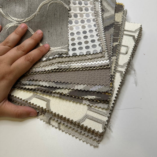 Greige - Home Décor Sample Books - Rectangle - True Deadstock fabric Fabric by private - Sustainable Textile | FABCYCLE