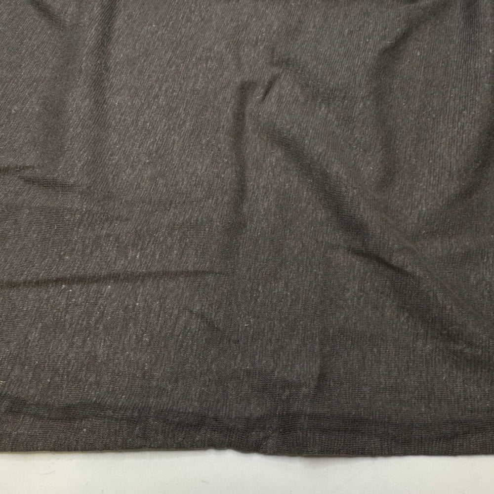 Grey Area - Jersey Linen Blend Knit - Dark Grey - Bundles - True Deadstock fabric Fabric by private - Sustainable Textile | FABCYCLE