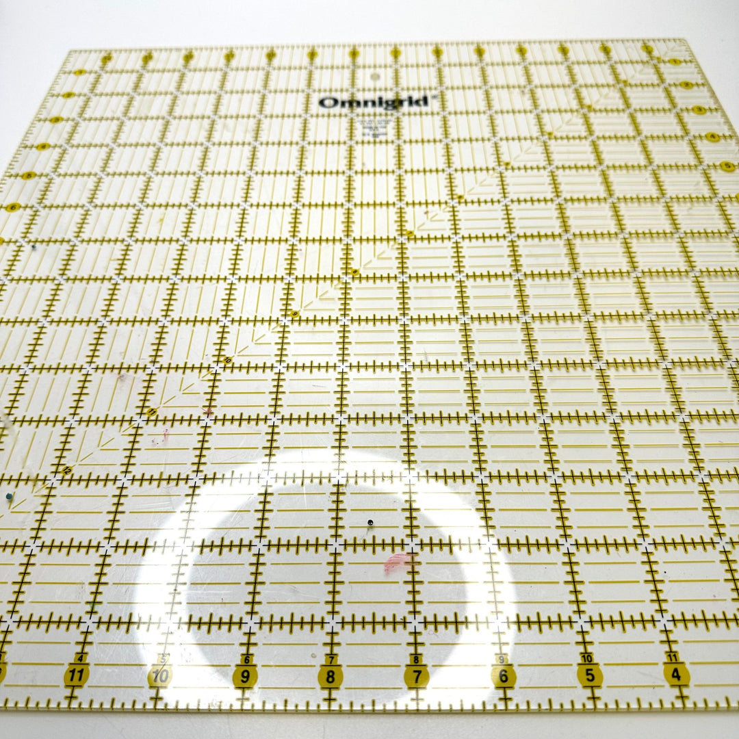 Grid Ruler Tools - Yellow - Individual - True Deadstock supplies Fabric by private - Sustainable Textile | FABCYCLE