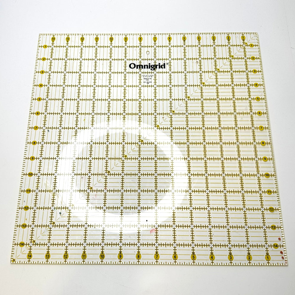 Grid Ruler Tools - Yellow - Individual - True Deadstock supplies Fabric by private - Sustainable Textile | FABCYCLE