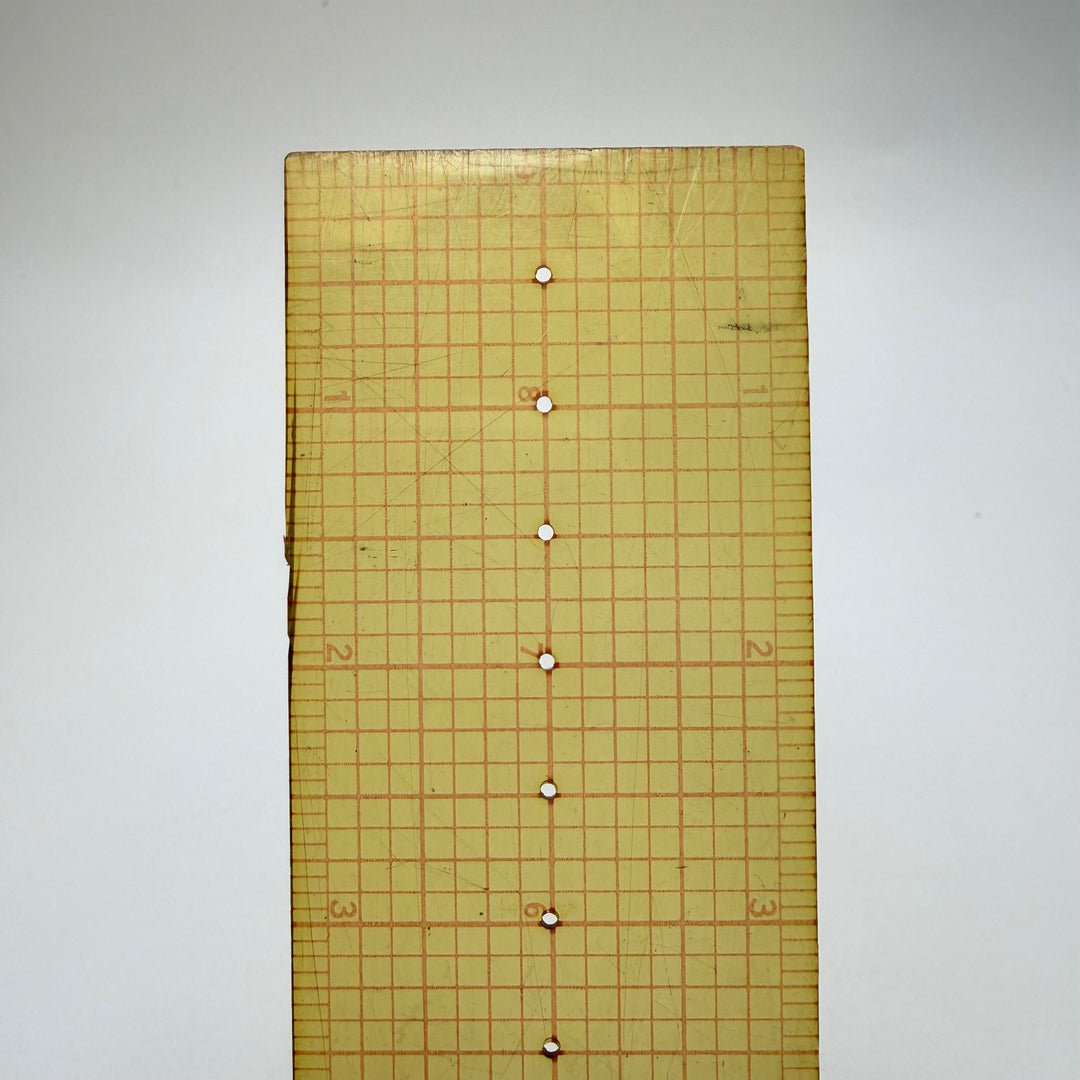 Grid Ruler Tools - Yellow/Clear - Individual - True Deadstock supplies Fabric by private - Sustainable Textile | FABCYCLE