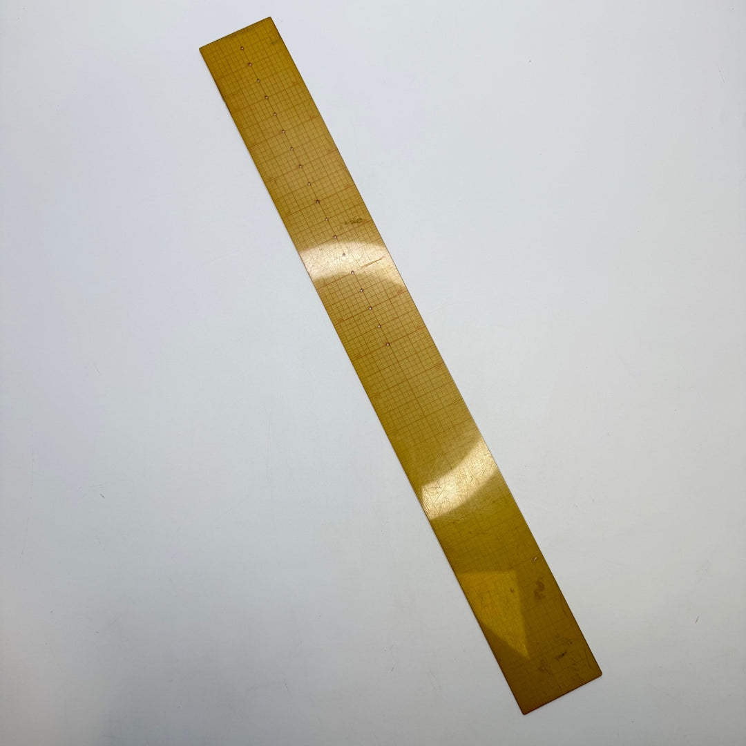 Grid Ruler Tools - Yellow/Clear - Individual - True Deadstock supplies Fabric by private - Sustainable Textile | FABCYCLE