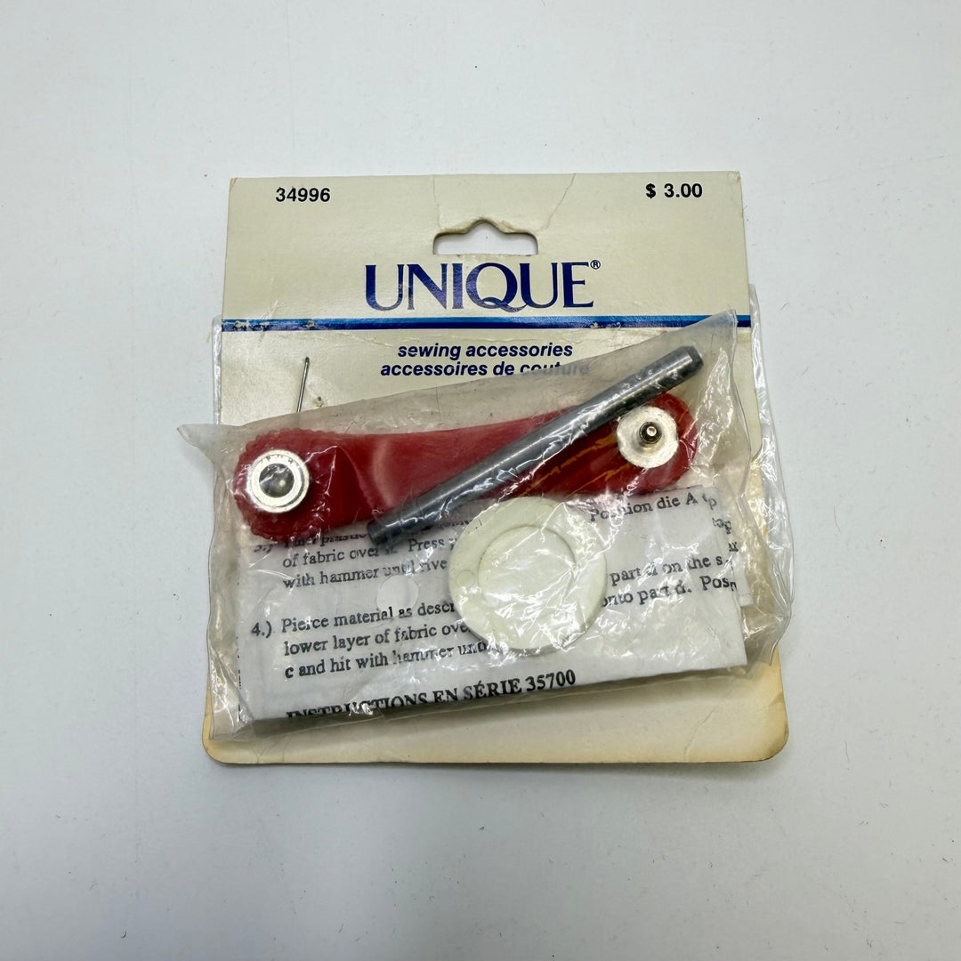 Grommet Hammer Tools - Red - Individual - True Deadstock supplies Fabric by private - Sustainable Textile | FABCYCLE